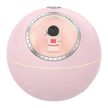 Humidificador Astronauta Lunar Rosado