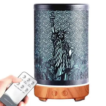 Humidificador Difusor Metálico New York Control Remoto
