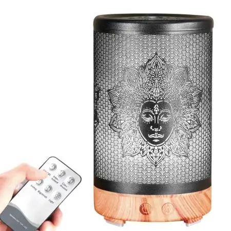 Humidificador Difusor Metálico - Diseño Budista