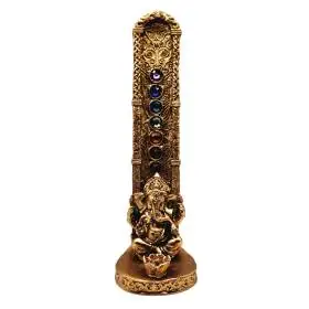 Torre Porta Incienso Golden Ganesh