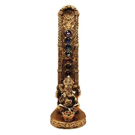 Torre Porta Incienso Golden Ganesh