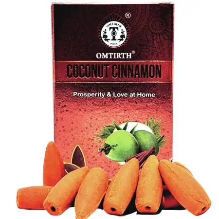 Incienso Para Cascada Coco Canela - Omtirth