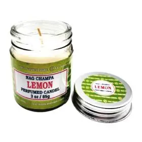 Vela Aromática Limón 24hrs - Nag Champa