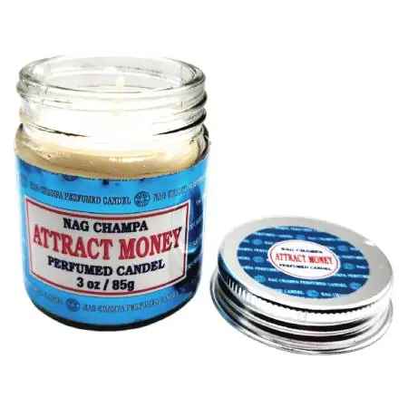 Vela Aromática Atrae Dinero 24hrs - Nag Champa