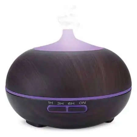 Humidificador Y Difusor De Aromas 550ml Oscuro