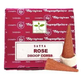 Conos de Incienso Rosas - Satya