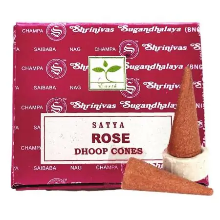 Conos de Incienso Rosas - Satya