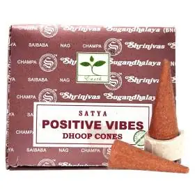 Conos de Incienso Vibras Positivas - Satya