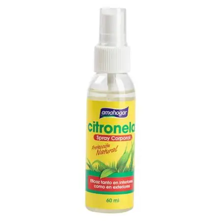 Repelente Corporal Citronela Natural Spray 60ml - Amahogar