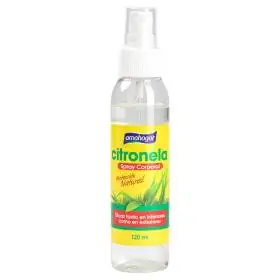 Repelente Corporal Citronela Natural Spray 120ml - Amahogar