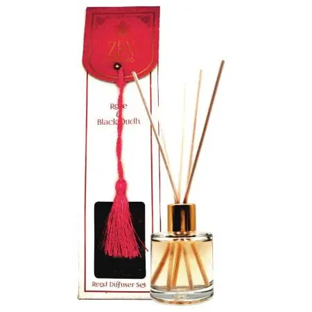 Difusor de varillas Zen Aromas 50ml Rosa y Oud Negro