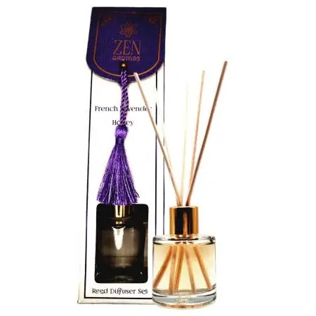 Difusor de varillas Zen Aromas 50ml Lavanda Francesa y Miel