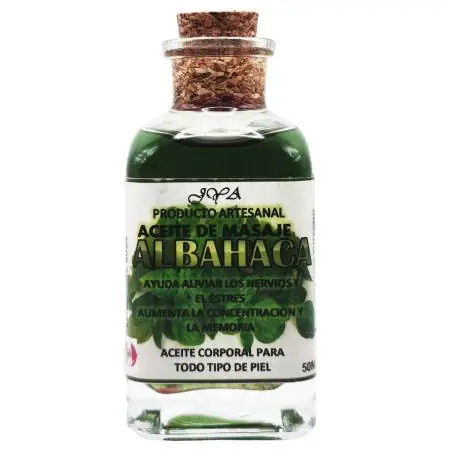 Aceite para Masajes Albahaca 50ml